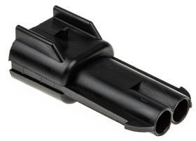 Złącze samochodowe 2-pinowe Delphi -rzędowe Męski 14A Metri-Pack 280 Montaż na kablu Połączenie zagniatane Złącze