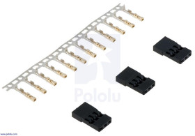 Pololu JR Connector Pack, Female