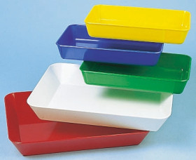 Taca laboratoryjna, kolor Niebieski, materiał: PS, Controlec