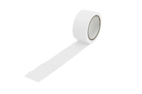 Taśma ostrzegawcza szerokość 50mm Biały Taśma do wyznaczania ciągów komunikacyjnych RS PRO PVC grubość 0.15mm