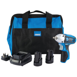Draper 99717 Storm Force&#xAE; 10.8V Impact Wrench Kit (2x 1.5Ah, Charger &amp; Bag)