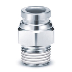 Złączka pneumatyczna 4 mm M5 x 0.8 SMC Złączka obejmowana, M5