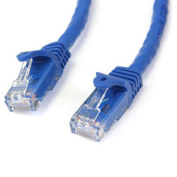 StarTech N6PATC3MBL 3m Blue Snagless Cat6 UTP Patch Cable - ETL Verified