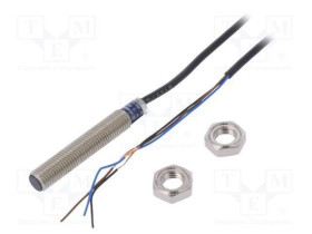 XS608B1PAL2 Czujnik indukcyjny, Output: PNP / NO, 0÷2,5mm, 12÷24VDC, M8, 2m, Szczelność: IP68