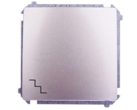 Simon Basic Łącznik schodowy satyna metalizowana BMW6A.01/29