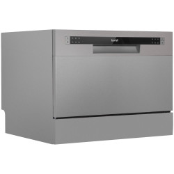Baridi DH84 Tabletop Dishwasher 6 Place Settings 6.5L Capacity Silver