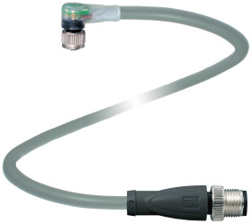 Pepperl+Fuchs 255868 Złącze konfekcjonowane czujnika/aktuatora V3-WM-E2-10M-PUR-V11-G, piny: 3, 3, 10 m, 1 szt.