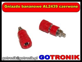 Gniazdo bananowe AL2439 czerwone