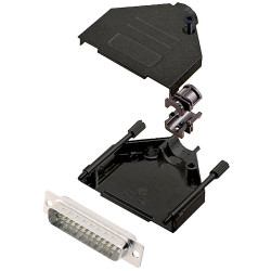 Encitech 6355-8101-03 D-Sub Pin Strip set 180&#xB0; 25 Pins Solder Bucket