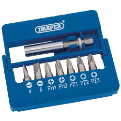 Draper 82391 Screwdriver and Magnetic Bit Set (8 Piece)