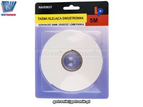 TaĹma klejÄca dwustronna 20x15mm 5m