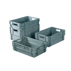 Topstore Stack &amp; Nest Euro Container 60 Ltr - 600 x 400 x 320mm