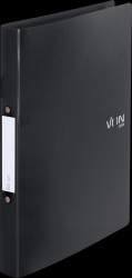 4247-00-95 Ring binder PP, 2 rings, black