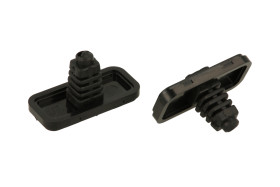 Odgiętka; Zaślepka; ZOBD CAP &5 ABS; ABS; czarny; Kradex; RoHS; UL94-V0