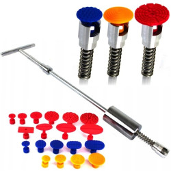 Zestaw do usuwania wgnieceń karoserii 20el. (puller ręczny + adaptery ) KraftiDele