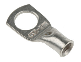 Końcówka oczkowa rurowa rozmiar przewodu 6mm² Ø , M8 nieizolowany średnica wew 8.4mm RS PRO