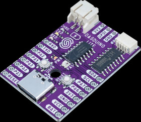 333008 Dasduino LITE, Arduino IDE, ATtiny1604, USB-C, without header