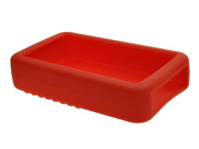 Osłona silikonowa; LCSC135-R; silikon; czerwony; 81x141mm; Takachi; RoHS