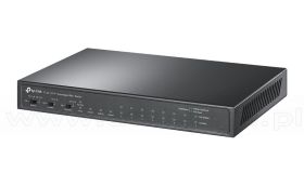 TP-Link TL-SL1311P, Switch niezarządzalny, 8x 10/100 RJ-45, 2x 10/100/1000 RJ-45, 1x SFP, PoE