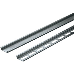 DIN rail, unpunched, 35 x 7.2 mm, W 2000 mm, steel, electrogalvanized, NSYSDR200B
