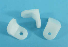 KĄTOWNIK POD PÓŁKĘ 23x16mm PLASTIK 10szt