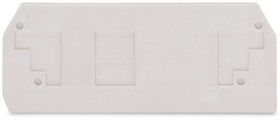 End/Intermediate plate for terminal block, 283-330
