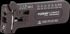 40028 Wire stripper, ESD-Plus 002, 102 mm, 0,25-0,80 mm