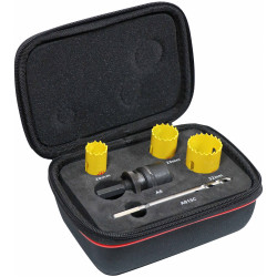 Starrett KFC03051 KFC03051 Kwik-Change Electrician&#x27;s Holesaw Kit, 8 Piece