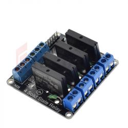 Moduł 4-kanałowy przekaźnik SSR G3MB-202P 5V – do Arduino, AVR, DIY