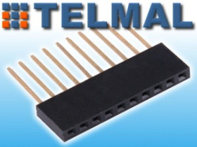 Listwa goldpin długa pasuje do shiel arduino 1x10
