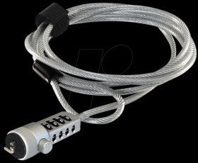 20643 Notebook security cable with combination lock
