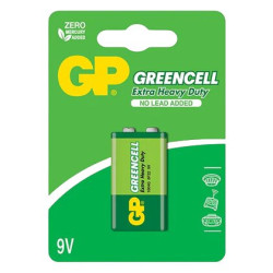 1 x bateria cynkowo-węglowa 6F22 / 9V GP GreenCell
