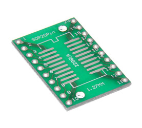 SOP20 to DIP20 PCB Adapter