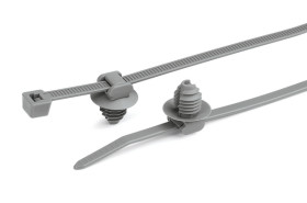 Opaska kablowa długość 202mm szerokość 4,6 mm Szary HellermannTyton Poliamid 4.6