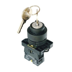 Stacyjka XB2-EG2 3A/240V 23mm NO (przełącznik z kluczykiem)