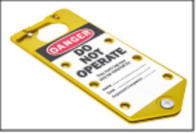 Blokada klamrowa Blokada zabezpieczająca RS PRO Żółty zamki: 6