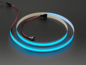 Adafruit Blue Electroluminescent (EL) Tape Strip - 100cm w/two connectors