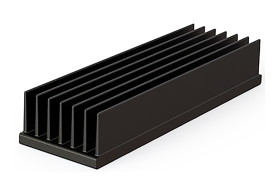 Radiator 65 x 25 x 15mm Uniwersalne Tworzywo Prostokątne