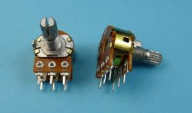 R-16KG-A 2x5k LOG.15mm POD.POTEN.