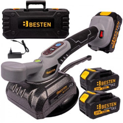 Przyssawka Wibrująca Do Płytek Wibrator Do płytek 2X AKU 20V PRO Walizka BESTEN BE0002855
