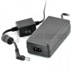 Zasilacz impulsowy z włącznikiem 12V/2A - wtyk DC 5,5/2,5mm