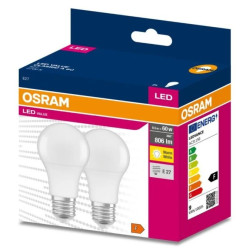 2PAK Żarówka LED E27 A60 8,5W = 60W 806lm 2700K Ciepła 200 OSRAM VALUE