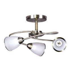 Lampa sufitowa stylowa na E14 do sypialni PLATO K-JSL-6059/3 AB Kaja Lighting