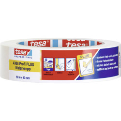 tesa 04306-00044-02 Premium Masking Tape beige 50m x 30mm 1pc