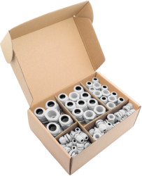 Cable gland kit, M12 to M32, IP68, light gray, 2009CA108