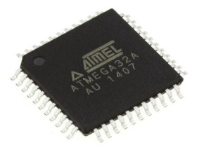 Mikrokontroler Microchip ATMEGA32A-AU ATmega32A TQFP 44-pinowy Powierzchnia AVR 32kB 8 bit 16 MHz, 2 kB RAM Flash, 2.7 V