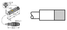 Turck Czujnik pola magnetycznego NAMUR BIM-INT-Y1X-H1141