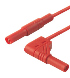 934081101, PA, 32A, 1000V ac/dc, kolor: Czerwony, dł. 500mm, -15 → +70°C, Hirschmann Test & Measurement