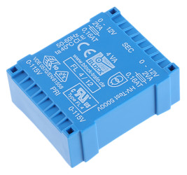 Transformator do druku 12V ac 115V ac, 230V ac 2 wyjścia THT 4VA