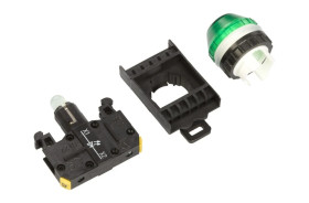 Lampka sygnalizacyjna 22mm zielona 230V AC LED ST22-LZ-230-LEDAC